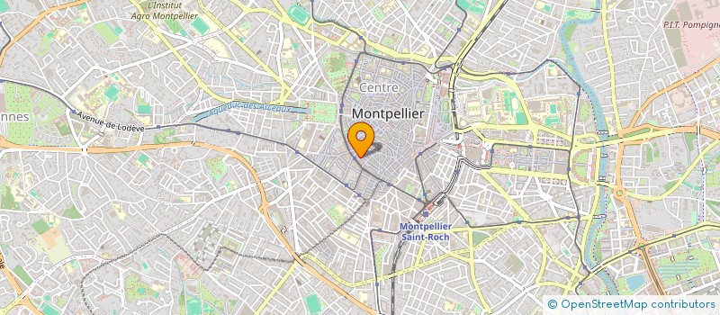 localisation de l'entreprise MONSIEUR ERIC BRUN à MONTPELLIER