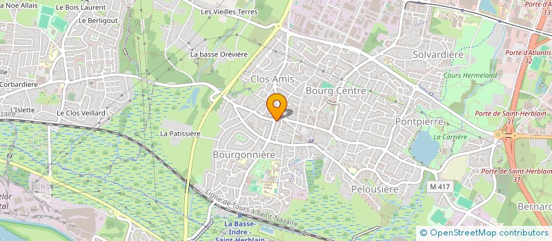 localisation de l'entreprise MONSIEUR ERIC BRUN  SAINT-HERBLAIN