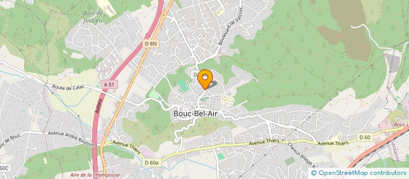 localisation de l'entreprise MONSIEUR ERIC BRUNA à BOUC-BEL-AIR