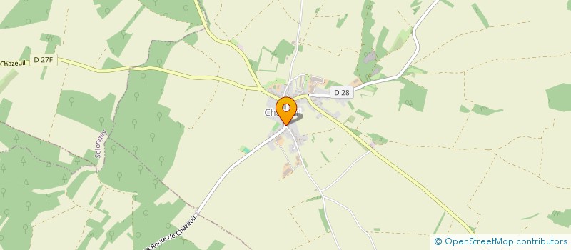 localisation de l'entreprise MONSIEUR ERIC BRUNEAU  CHAZEUIL