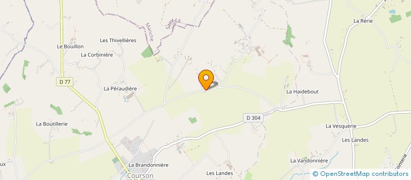 localisation de l'entreprise MONSIEUR ERIC BRUNET à LANDELLES-ET-COUPIGNY