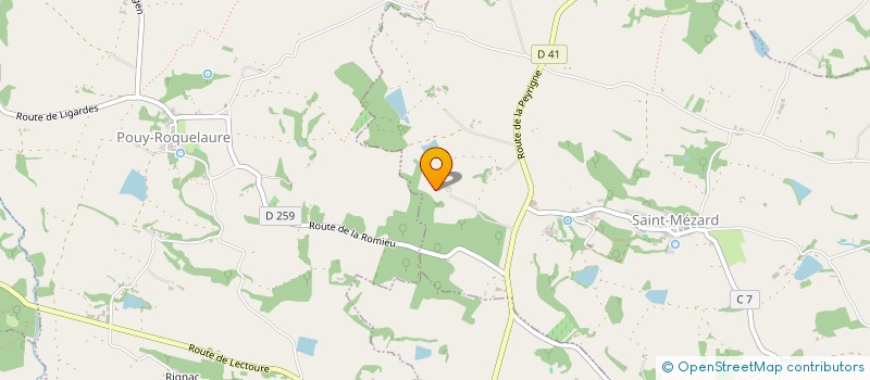 localisation de l'entreprise MONSIEUR ERIC BRUNET  SAINT-MEZARD