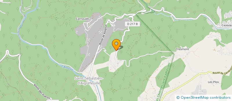 localisation de l'entreprise MONSIEUR ERIC BRUNET  SAINT-SEBASTIEN-D'AIGREFEUILLE