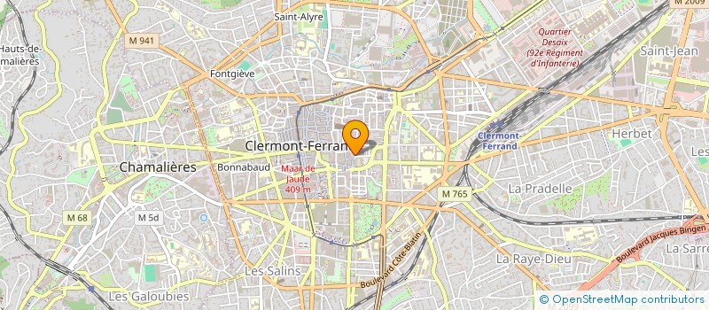 localisation de l'entreprise MONSIEUR ERIC BRUNET  CLERMONT-FERRAND