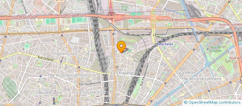 localisation de l'entreprise MONSIEUR ERIC BUFFAVAND  PARIS