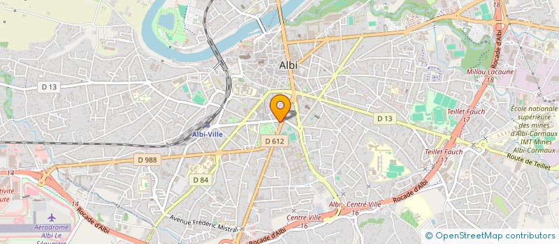 localisation de l'entreprise MONSIEUR ERIC BUGAREL à ALBI