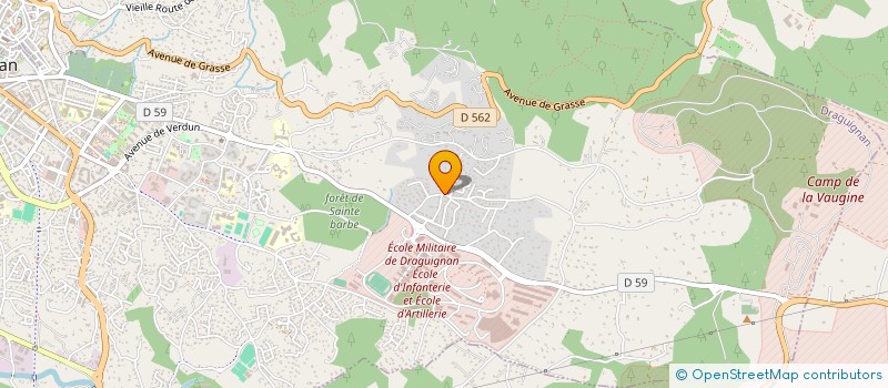 localisation de l'entreprise MONSIEUR ERIC BUHRER  DRAGUIGNAN