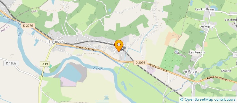 localisation de l'entreprise MONSIEUR ERIC BUISSON  THENIOUX