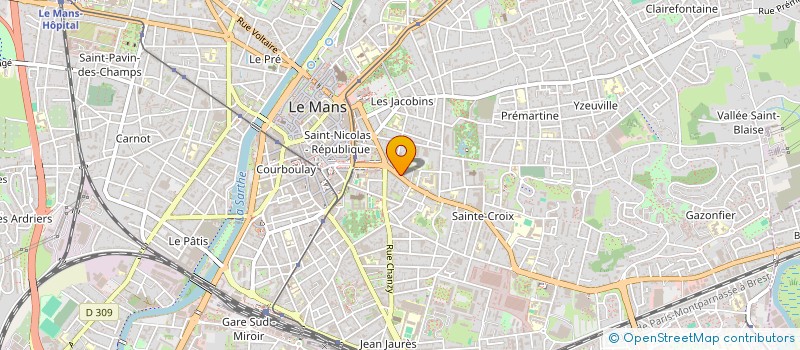 localisation de l'entreprise MONSIEUR ERIC BULOT à LE MANS