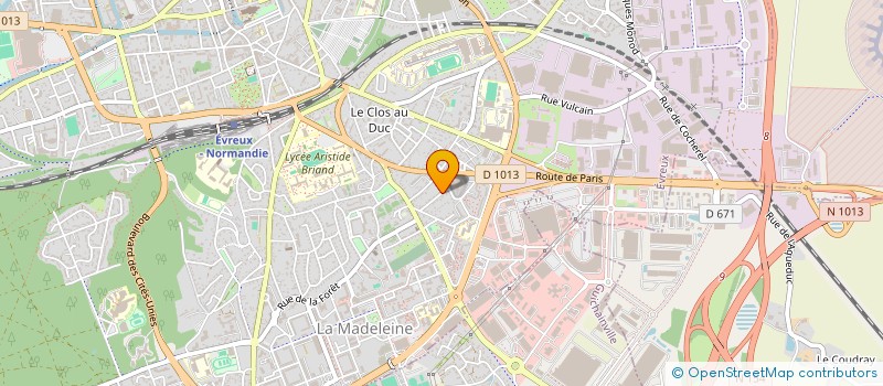 localisation de l'entreprise MONSIEUR ERIC BUMBA NYANGA  EVREUX