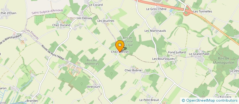 localisation de l'entreprise MONSIEUR ERIC BUR  SAINTE-GEMME