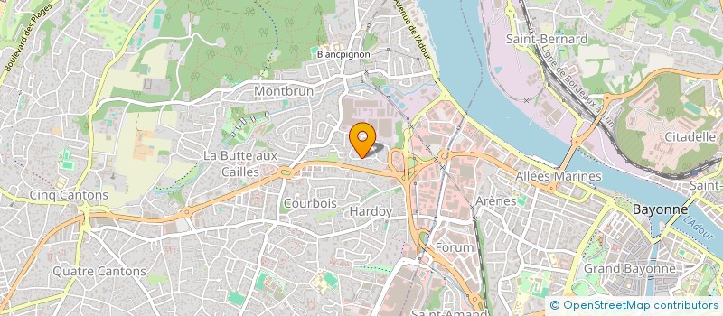 localisation de l'entreprise MONSIEUR ERIC BUREL à ANGLET