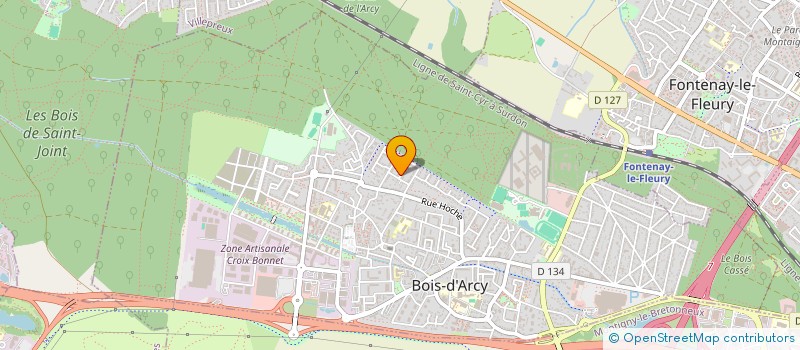 localisation de l'entreprise MONSIEUR ERIC BURON  BOIS-D'ARCY