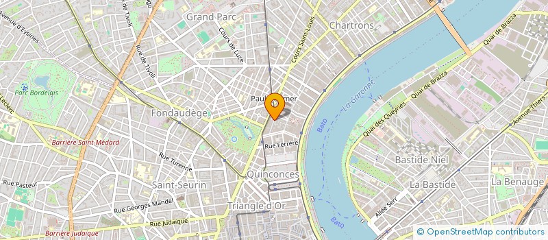 localisation de l'entreprise MONSIEUR ERIC BUSCHE  BORDEAUX