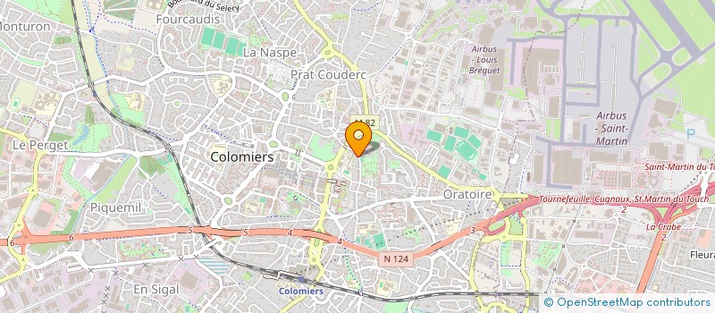 localisation de l'entreprise MONSIEUR ERIC BUSSING à COLOMIERS