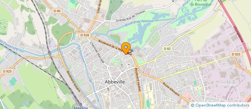 localisation de l'entreprise MONSIEUR ERIC C CARR à ABBEVILLE