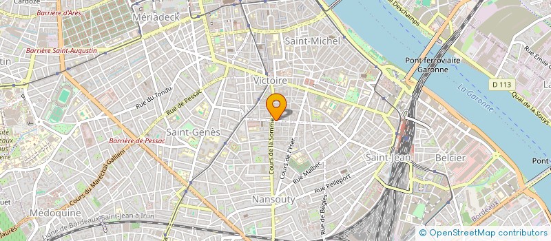 localisation de l'entreprise MONSIEUR ERIC CABURET  BORDEAUX