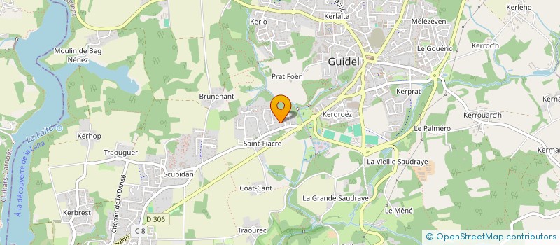 localisation de l'entreprise MONSIEUR ERIC CADOU  GUIDEL