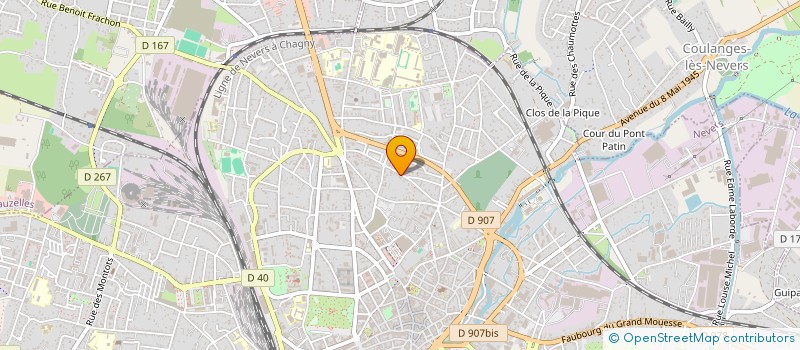 localisation de l'entreprise MONSIEUR ERIC CAGNEAUX à NEVERS