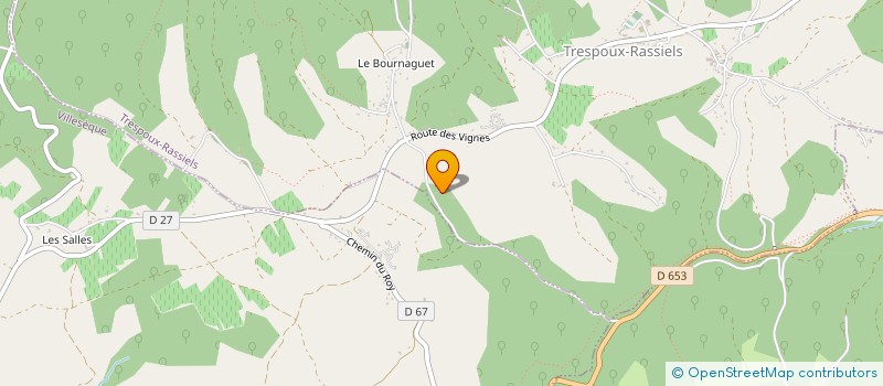 localisation de l'entreprise MONSIEUR ERIC CAILLARD  VILLESEQUE