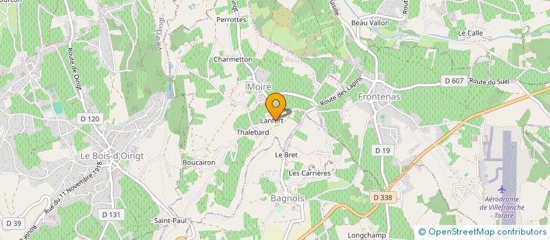 localisation de l'entreprise MONSIEUR ERIC CAILLAUX  MOIRE