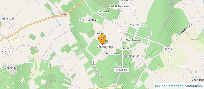 localisation de l'entreprise MONSIEUR ERIC CAILLE  REAUX SUR TREFLE