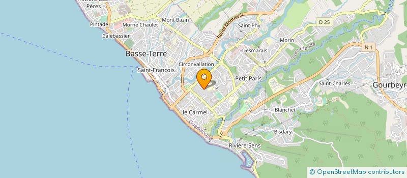 localisation de l'entreprise MONSIEUR ERIC CAIRO  BASSE-TERRE