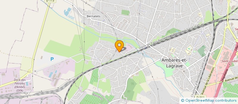 localisation de l'entreprise MONSIEUR ERIC CALDAS LOPES à AMBARES-ET-LAGRAVE