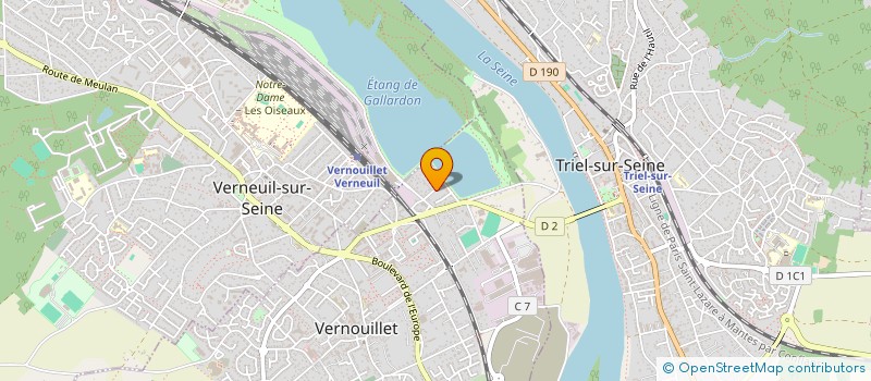 localisation de l'entreprise MONSIEUR ERIC CALMETTES à VERNOUILLET