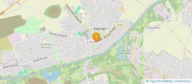 localisation de l'entreprise MONSIEUR ERIC CAMBIER à HARNES