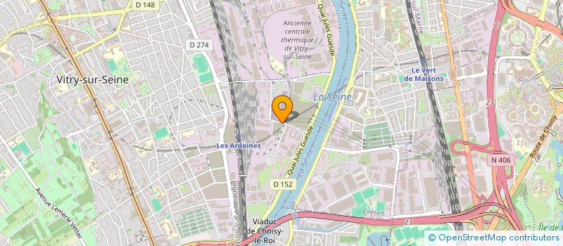 localisation de l'entreprise MONSIEUR ERIC CAMPAN  VITRY-SUR-SEINE