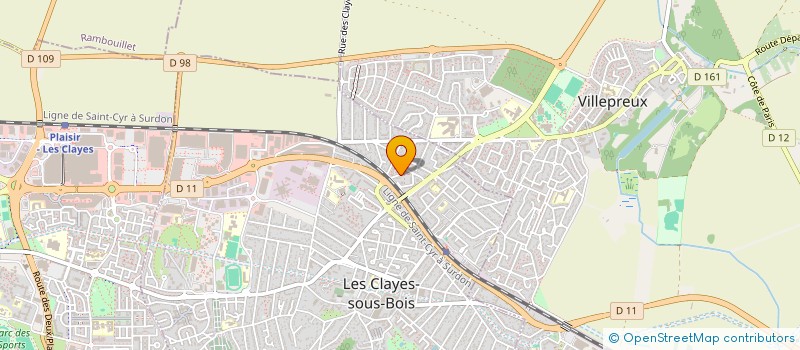 localisation de l'entreprise MONSIEUR ERIC CANTAVENERA à LES CLAYES-SOUS-BOIS
