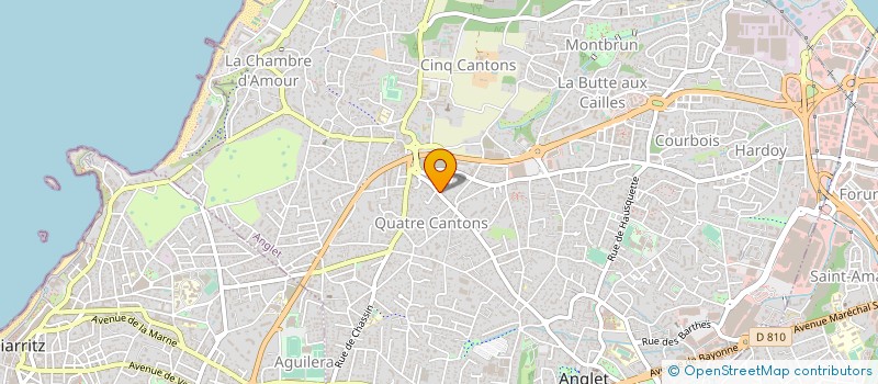 localisation de l'entreprise MONSIEUR ERIC CAPDEVILLE  ANGLET