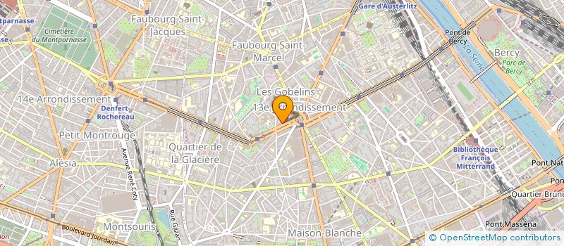 localisation de l'entreprise MONSIEUR ERIC CAPITAINE  PARIS