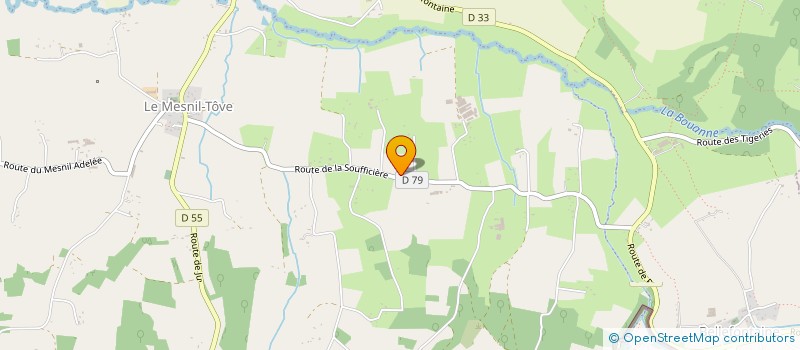 localisation de l'entreprise MONSIEUR ERIC CAPRAIS  JUVIGNY LES VALLEES