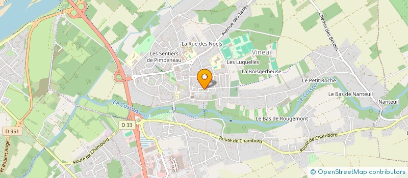 localisation de l'entreprise MONSIEUR ERIC CAPRON  VINEUIL