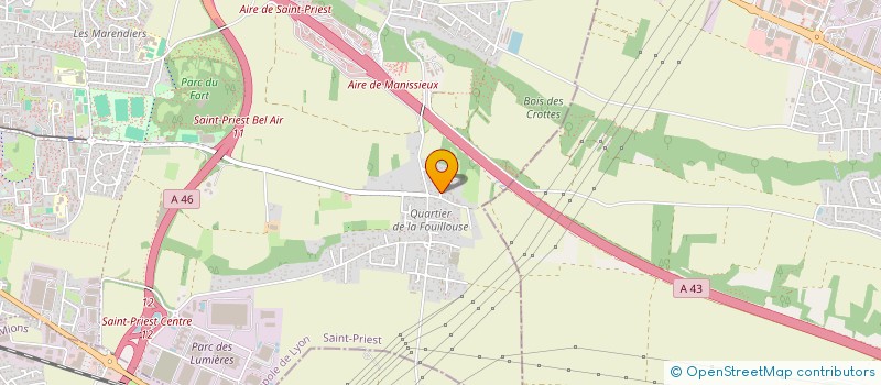 localisation de l'entreprise MONSIEUR ERIC CAPUANO  SAINT-PRIEST