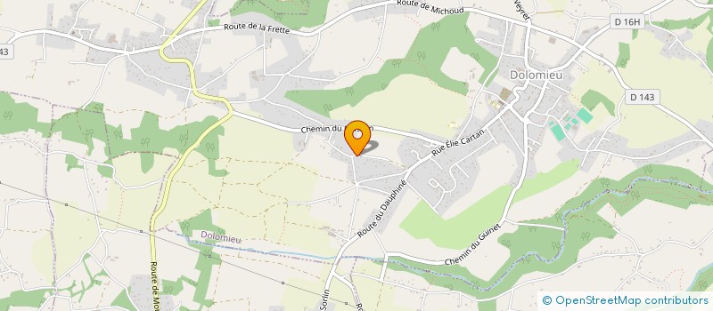 localisation de l'entreprise MONSIEUR ERIC CARADEC  LA CHAPELLE-DE-LA-TOUR