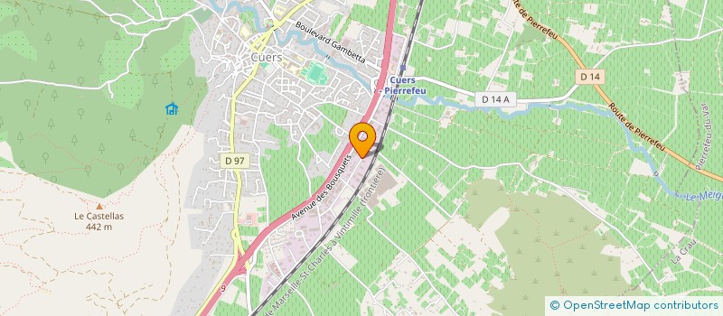 localisation de l'entreprise MONSIEUR ERIC CARAGLIO  CUERS