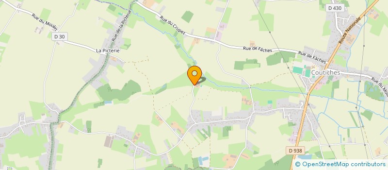 localisation de l'entreprise MONSIEUR ERIC CARBONNELLE  COUTICHES