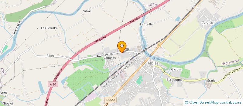 localisation de l'entreprise MONSIEUR ERIC CARCUAC  ALBIAS