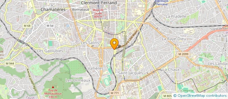 localisation de l'entreprise MONSIEUR ERIC-CARIN NEBA  CLERMONT-FERRAND