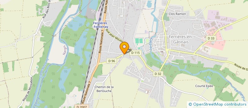 localisation de l'entreprise MONSIEUR ERIC CARRERAS à FONTENAY-SUR-LOING