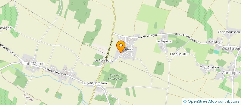 localisation de l'entreprise MONSIEUR ERIC CARRERAS  AUMAGNE