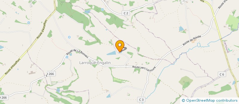 localisation de l'entreprise MONSIEUR ERIC CARRERE  GAZAUPOUY