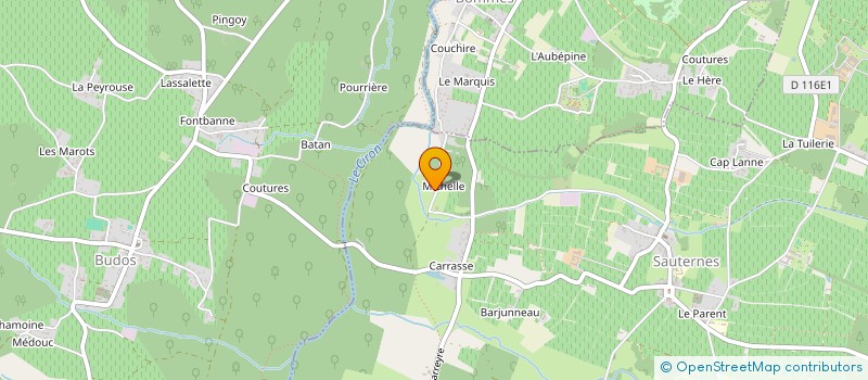 localisation de l'entreprise MONSIEUR ERIC CARREYRE  SAUTERNES