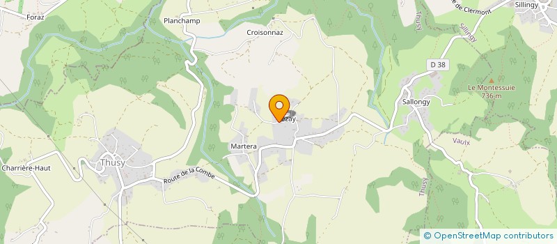 localisation de l'entreprise MONSIEUR ERIC CARRON  CHARBONNIERES-LES-BAINS