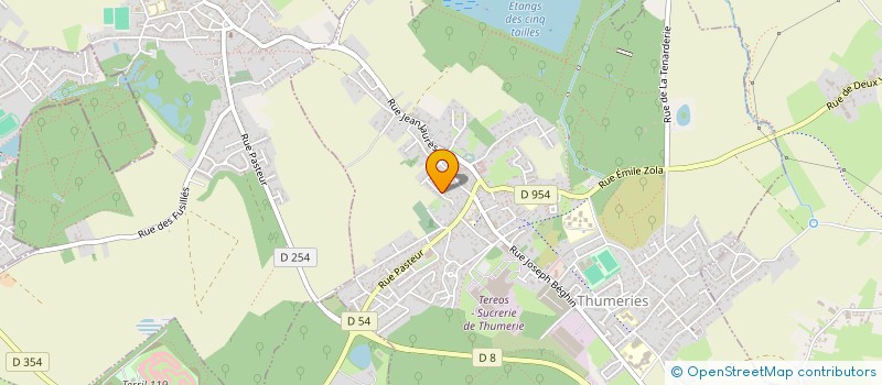 localisation de l'entreprise MONSIEUR ERIC CARVIN  THUMERIES