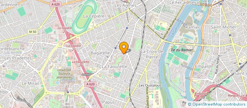 localisation de l'entreprise MONSIEUR ERIC CASAS à TOULOUSE