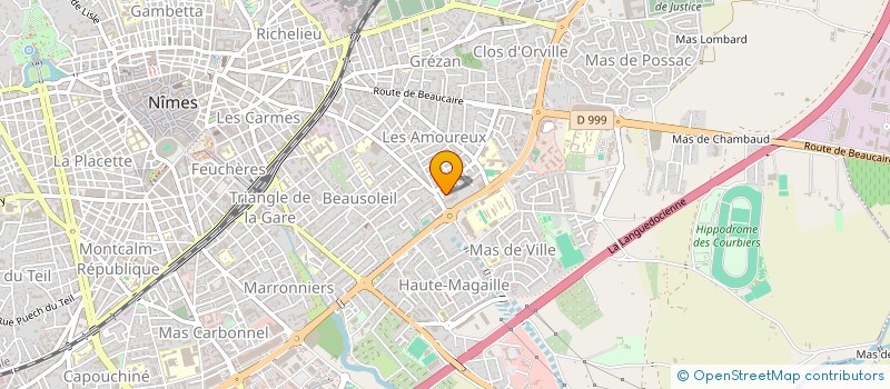 localisation de l'entreprise MONSIEUR ERIC CASSAGNAU  NIMES